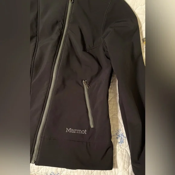 Marmot Christy Softshell Black Jacket sz M - Picture 5 of 11